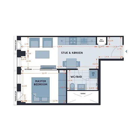 Elegant Cozy Modern Free Parking Daire *
